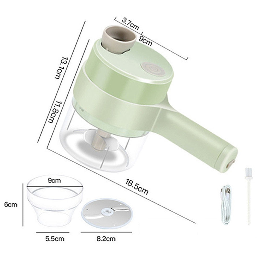 Lichidare de stoc. Tocator si maruntitor electric pentru alimente si legume 4 in 1